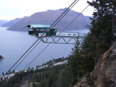 "The Ledge" Bungy Platform in Queenstown, New Zealand.