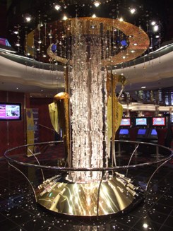 Crystal Sculpture in the Casino Royale