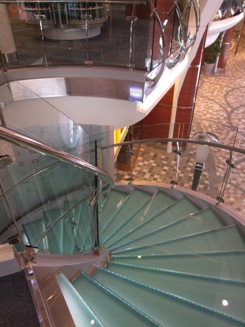 Stairs from Royal Promenade to Focus