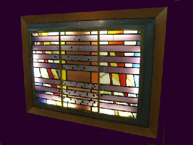 Untitled Glass Panel by Catrin Jones